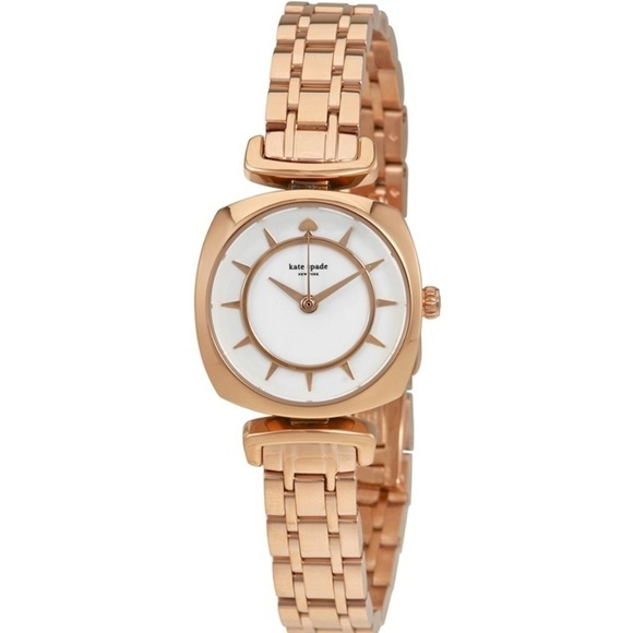 New ♠️ Kate Spade Mini Barrow Rose Gold Stainless - Picture 1 of 4
